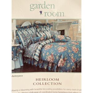 Waverly Garden Room Heirloom Collection King Bedskirt NEW